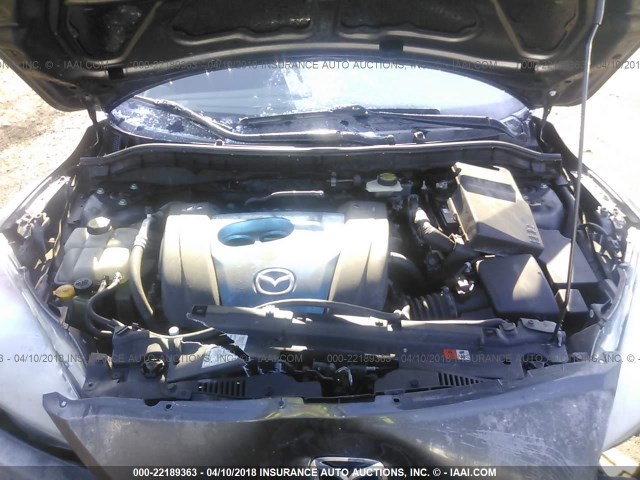 JM1BL1V73C1576580 - 2012 MAZDA 3 I GRAY photo 10