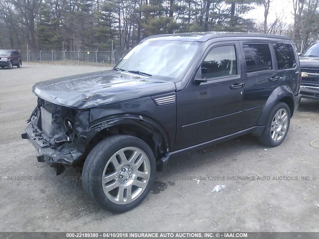 1D4PU2GK1AW147323 - 2010 DODGE NITRO SE GRAY photo 2