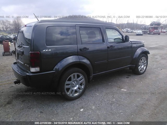 1D4PU2GK1AW147323 - 2010 DODGE NITRO SE GRAY photo 4