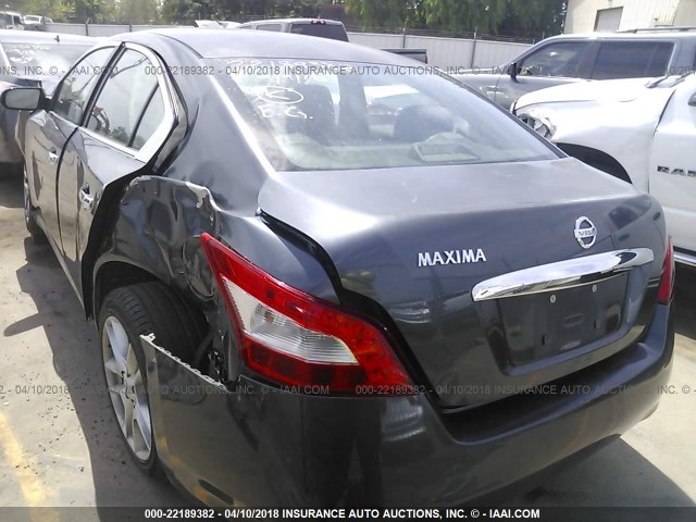 1N4AA51E19C816242 - 2009 NISSAN MAXIMA S/SV GRAY photo 3