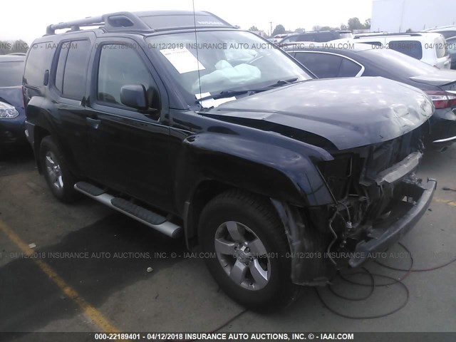 5N1AN0NU7AC526106 - 2010 NISSAN XTERRA OFF ROAD/S/SE BLACK photo 1