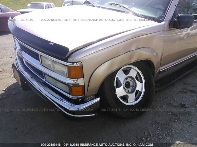 3GNFK16R4XG201459 - 1999 CHEVROLET SUBURBAN K1500 GOLD photo 6