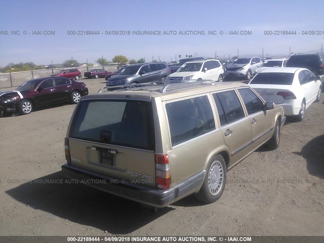 YV1GA8753L0036503 - 1990 VOLVO 760 GOLD photo 4