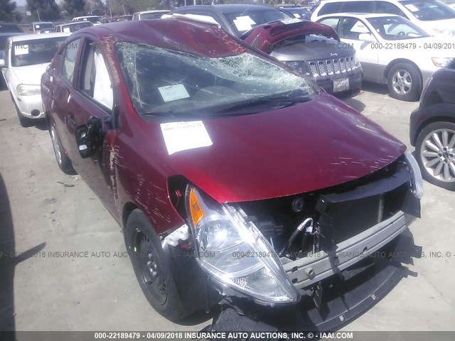 3N1CN7AP0HL864566 - 2017 NISSAN VERSA S/S PLUS/SV/SL RED photo 1