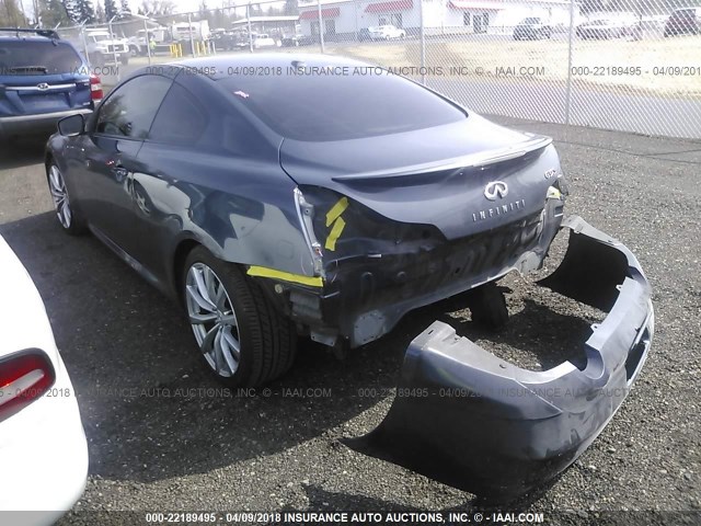 JNKCV64E68M109704 - 2008 INFINITI G37 JOURNEY/SPORT GRAY photo 3