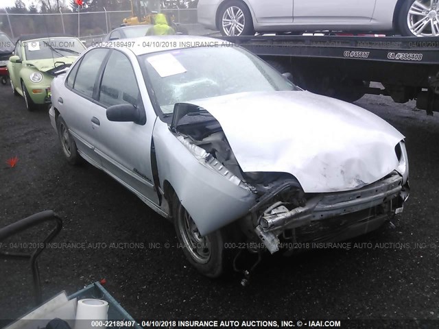 1G2JB524117279841 - 2001 PONTIAC SUNFIRE SE SILVER photo 1