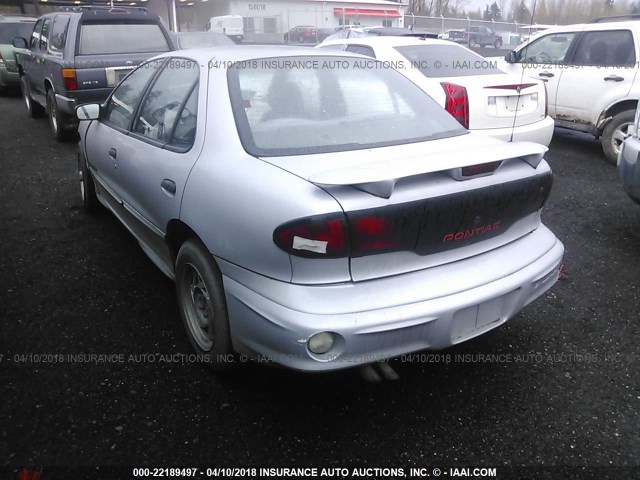 1G2JB524117279841 - 2001 PONTIAC SUNFIRE SE SILVER photo 3