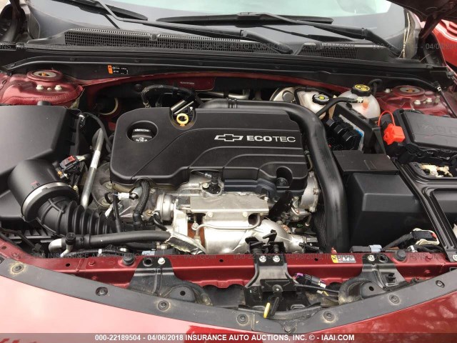 1G1ZB5ST1GF308803 - 2016 CHEVROLET MALIBU LS მუქწითელი ფოტო 10