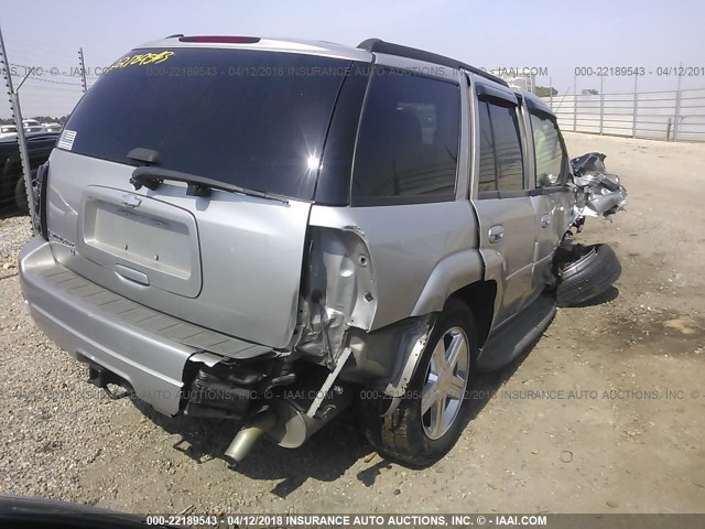 1GNES13MX72283016 - 2007 CHEVROLET TRAILBLAZER LS/LT GRAY photo 4