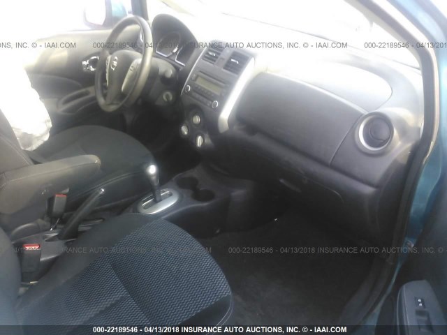 3N1CE2CP9EL409291 - 2014 NISSAN VERSA NOTE S/S PLUS/SV/SL TEAL photo 5
