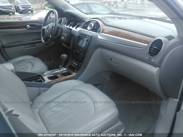 5GALVCED9AJ100588 - 2010 BUICK ENCLAVE CXL 白色 照片 5