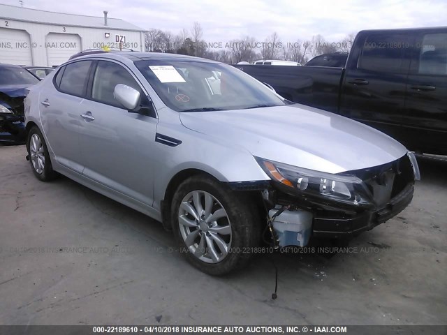 5XXGN4A73FG483736 - 2015 KIA OPTIMA EX GRAY photo 1