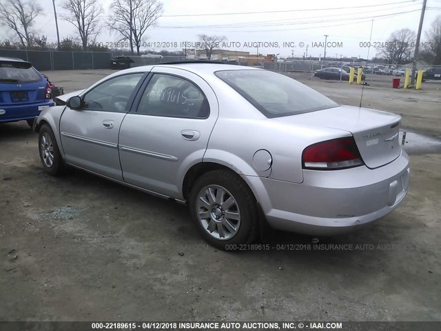 1C3EL66R54N350209 - 2004 CHRYSLER SEBRING LIMITED SILVER photo 3