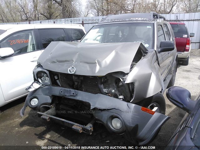 5N1ED28Y23C687707 - 2003 NISSAN XTERRA XE/SE BEIGE photo 2