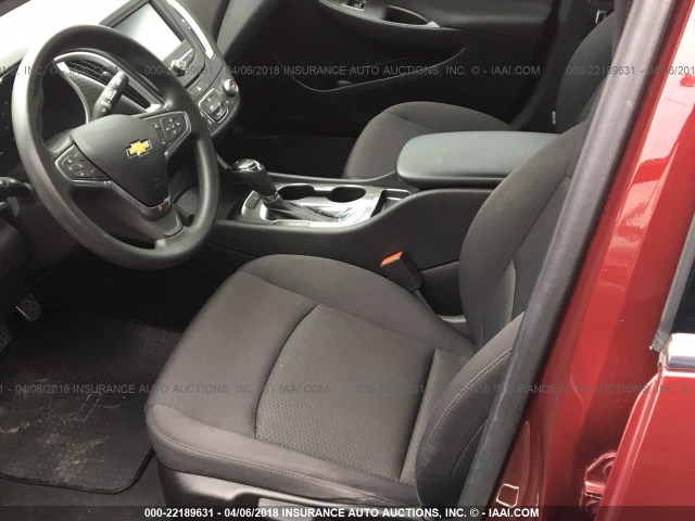 1G1ZB5ST3GF260009 - 2016 CHEVROLET MALIBU LS მუქწითელი ფოტო 5