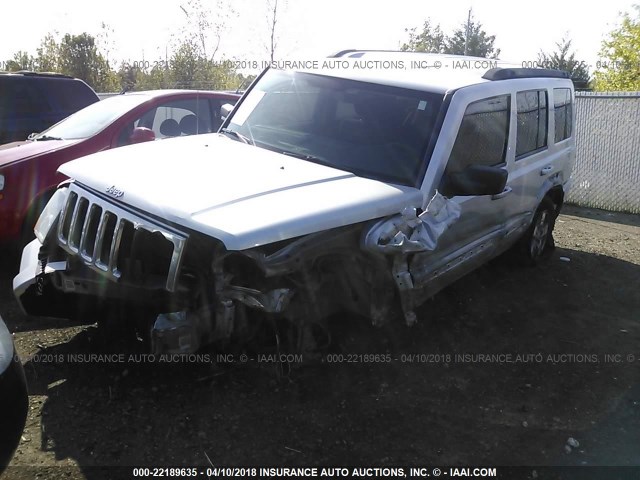 1J8HH48K28C242798 - 2008 JEEP COMMANDER SPORT Plata foto 2