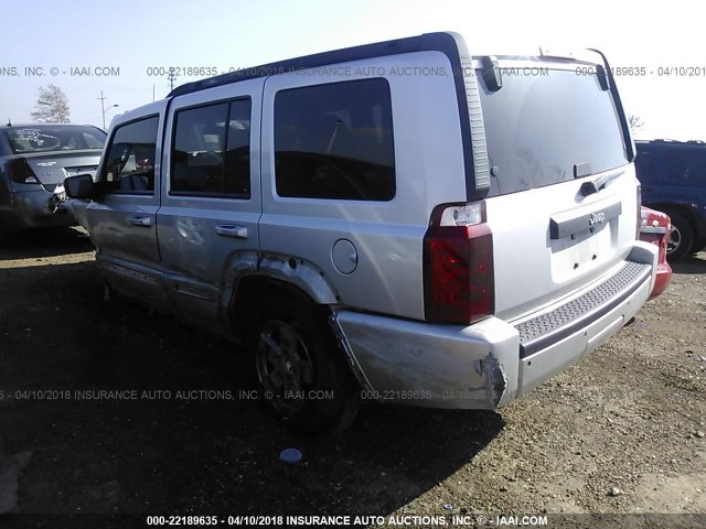 1J8HH48K28C242798 - 2008 JEEP COMMANDER SPORT Plata foto 3
