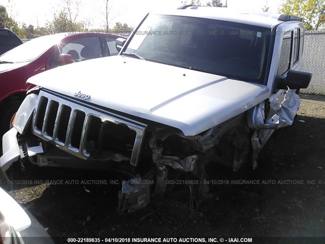 1J8HH48K28C242798 - 2008 JEEP COMMANDER SPORT SILVER photo 6