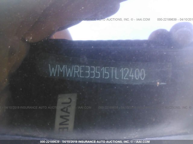 WMWRE33515TL12400 - 2005 MINI COOPER S CREAM photo 9