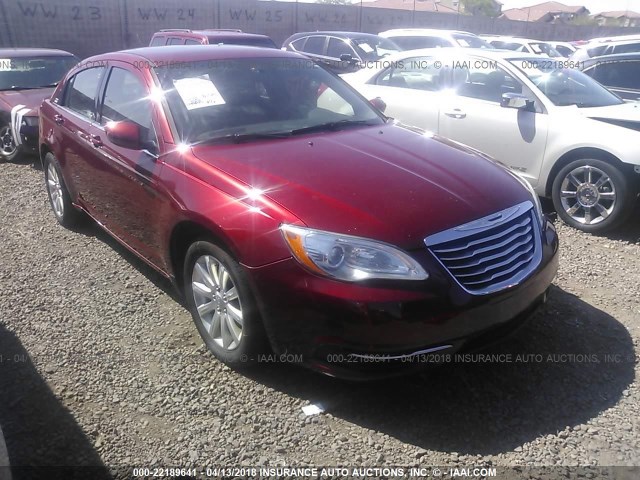 1C3CCBBG8CN272267 - 2012 CHRYSLER 200 TOURING RED photo 1