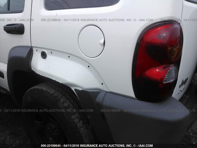 1J4GL48K14W231974 - 2004 JEEP LIBERTY SPORT 白色 照片 6
