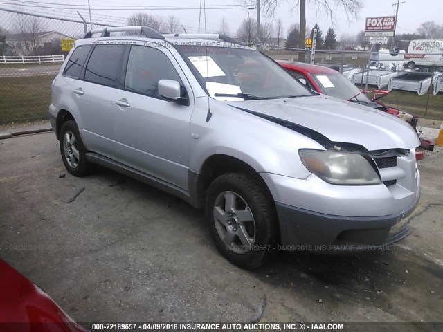 JA4LZ41G53U097127 - 2003 MITSUBISHI OUTLANDER XLS GRAY photo 1