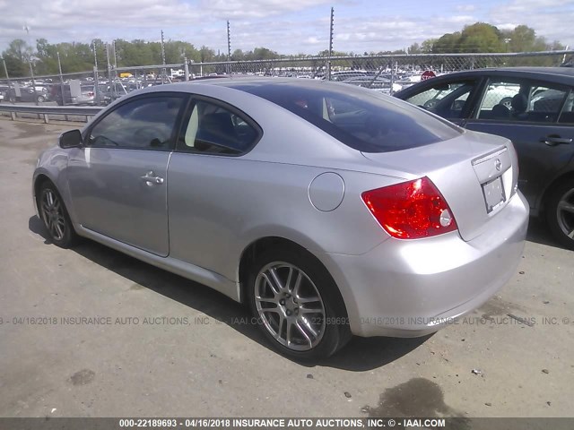 JTKDE177370189595 - 2007 TOYOTA SCION TC 银色 照片 3