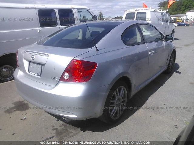 JTKDE177370189595 - 2007 TOYOTA SCION TC 银色 照片 4