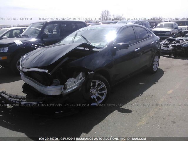 1C3CDFCA3DD299382 - 2013 DODGE DART LIMITED/R/T BLACK photo 2