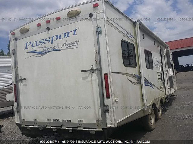 4YDT25F2796410928 - 2009 KEYSTONE PASSPORT WHITE photo 4