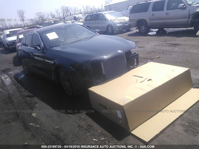 WBAJA7C53JWA72620 - 2018 BMW 530 XI BLACK photo 1
