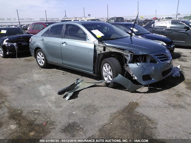 4T1BF3EK0BU706685 - 2011 TOYOTA CAMRY SE/LE/XLE TEAL photo 1