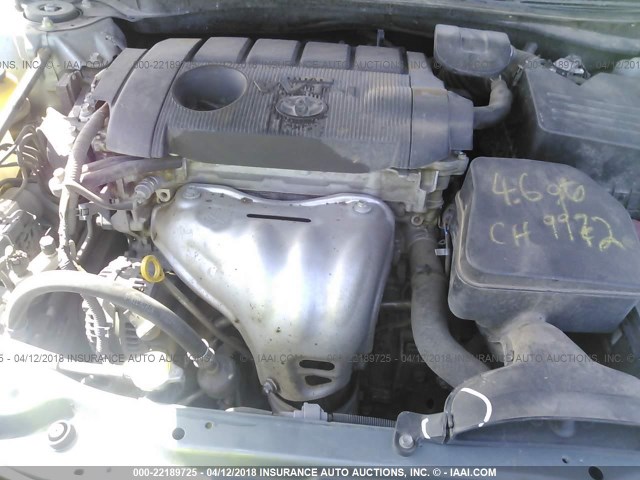 4T1BF3EK0BU706685 - 2011 TOYOTA CAMRY SE/LE/XLE TEAL photo 10