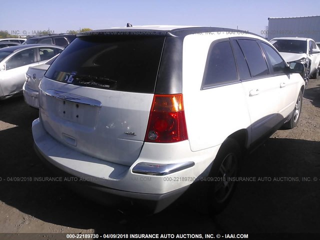 2A8GM68X27R126778 - 2007 CHRYSLER PACIFICA TOURING WHITE photo 4