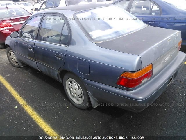 JT2AE09EXP0019761 - 1993 TOYOTA COROLLA LE/DX 蓝色 照片 3