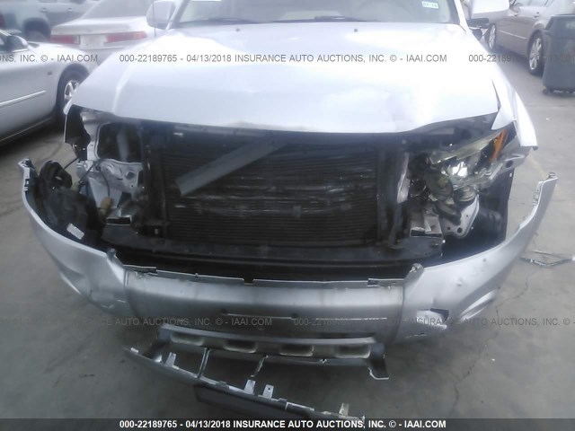 1FMCU493X9KB47607 - 2009 FORD ESCAPE HYBRID SILVER photo 6