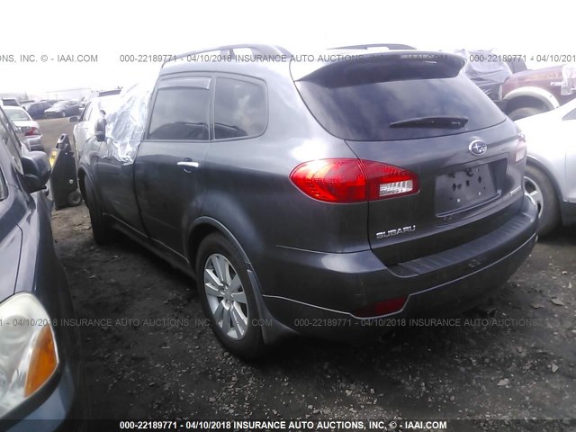 4S4WX92D284415556 - 2008 SUBARU TRIBECA LIMITED GRAY photo 3