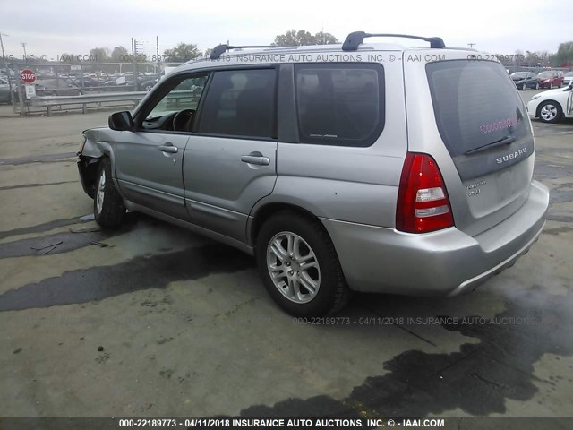 JF1SG69615H741660 - 2005 SUBARU FORESTER 2.5XT GRAY photo 3