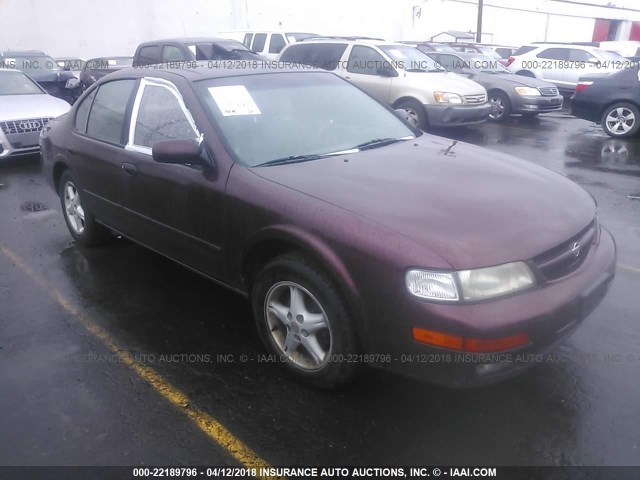 JN1CA21D7VM528743 - 1997 NISSAN MAXIMA GLE/GXE/SE MAROON photo 1