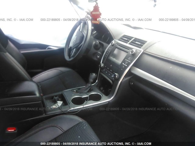 4T1BF1FK9FU983702 - 2015 TOYOTA CAMRY LE/XLE/SE/XSE BLUE photo 5