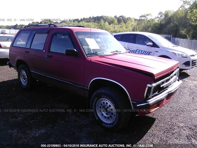 1GNDT13W0R0145090 - 1994 CHEVROLET BLAZER S10 RED photo 1