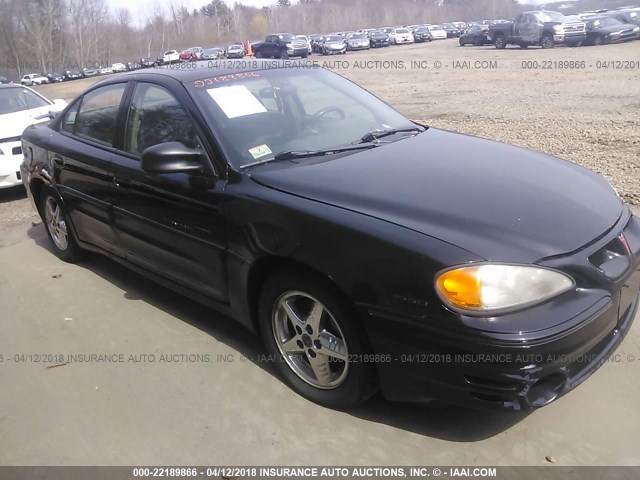 1G2NW52E11C245596 - 2001 PONTIAC GRAND AM GT BLACK photo 1