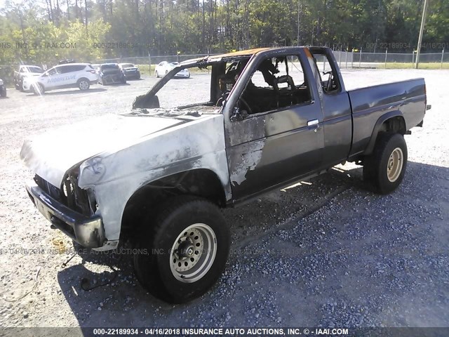 1N6HD16Y3PC394755 - 1993 NISSAN TRUCK KING CAB SE GRAY photo 2