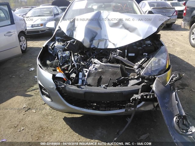 JM1DE1KZ9C0151279 - 2012 MAZDA MAZDA2 SILVER photo 6