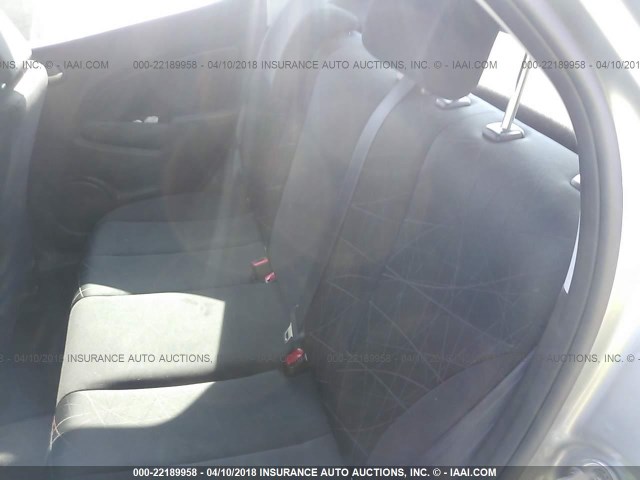 JM1DE1KZ9C0151279 - 2012 MAZDA MAZDA2 SILVER photo 8