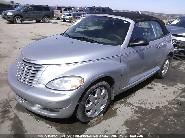 3C3EY55EX5T596524 - 2005 CHRYSLER PT CRUISER TOURING SILVER photo 2