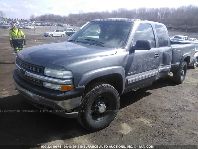 1GCGK29U1YE396433 - 2000 CHEVROLET SILVERADO K2500 GRAY photo 6