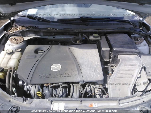 JM1BK323841212382 - 2004 MAZDA 3 S SILVER photo 10