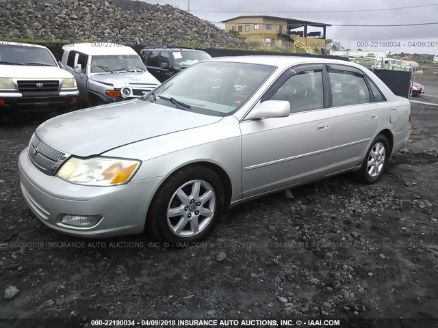 4T1BF28B91U149179 - 2001 TOYOTA AVALON XL/XLS SILVER photo 2