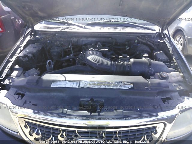 1FMRU1565YLA08891 - 2000 FORD EXPEDITION XLT შავი ფოტო 10